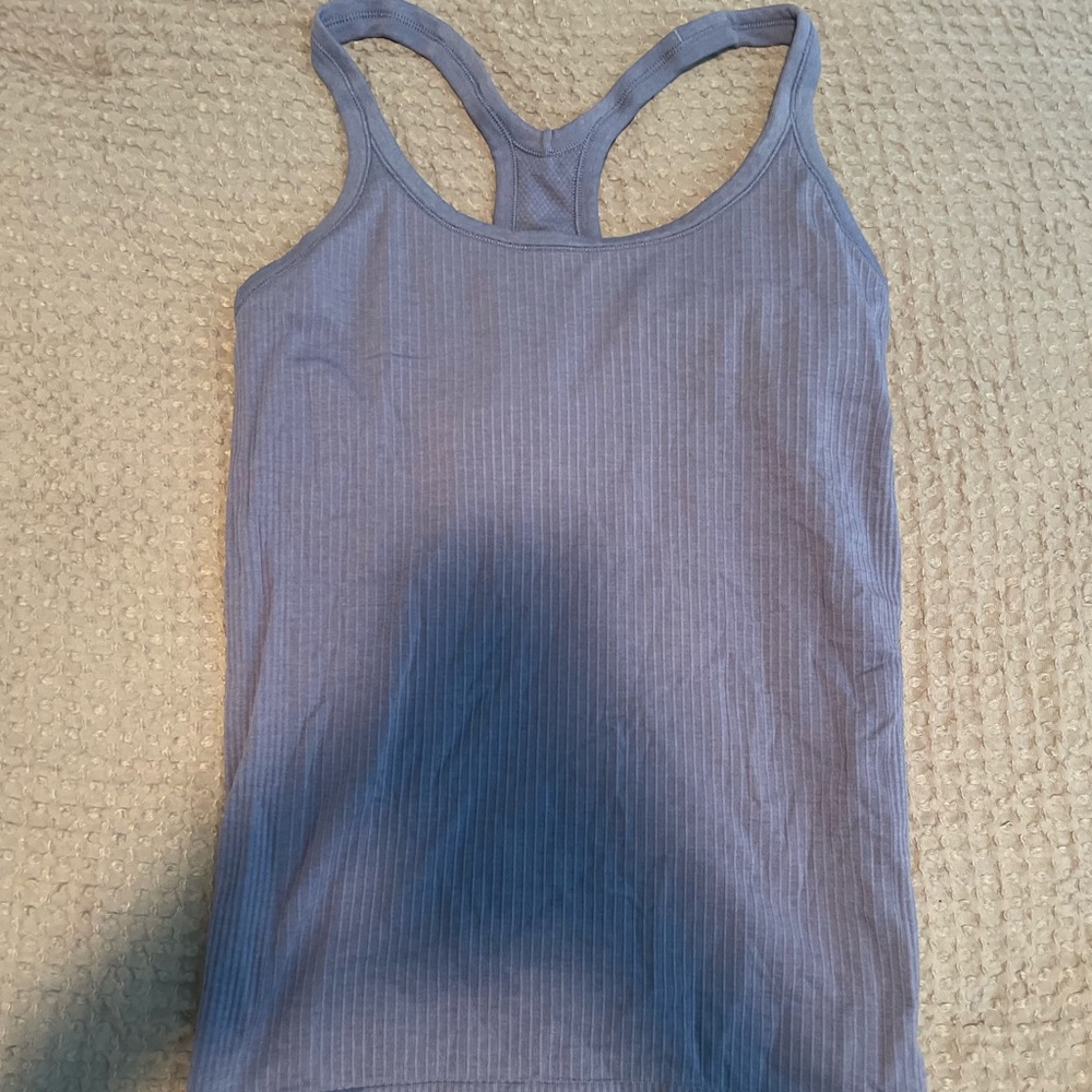 lululemon full length tank top. With built in bra.